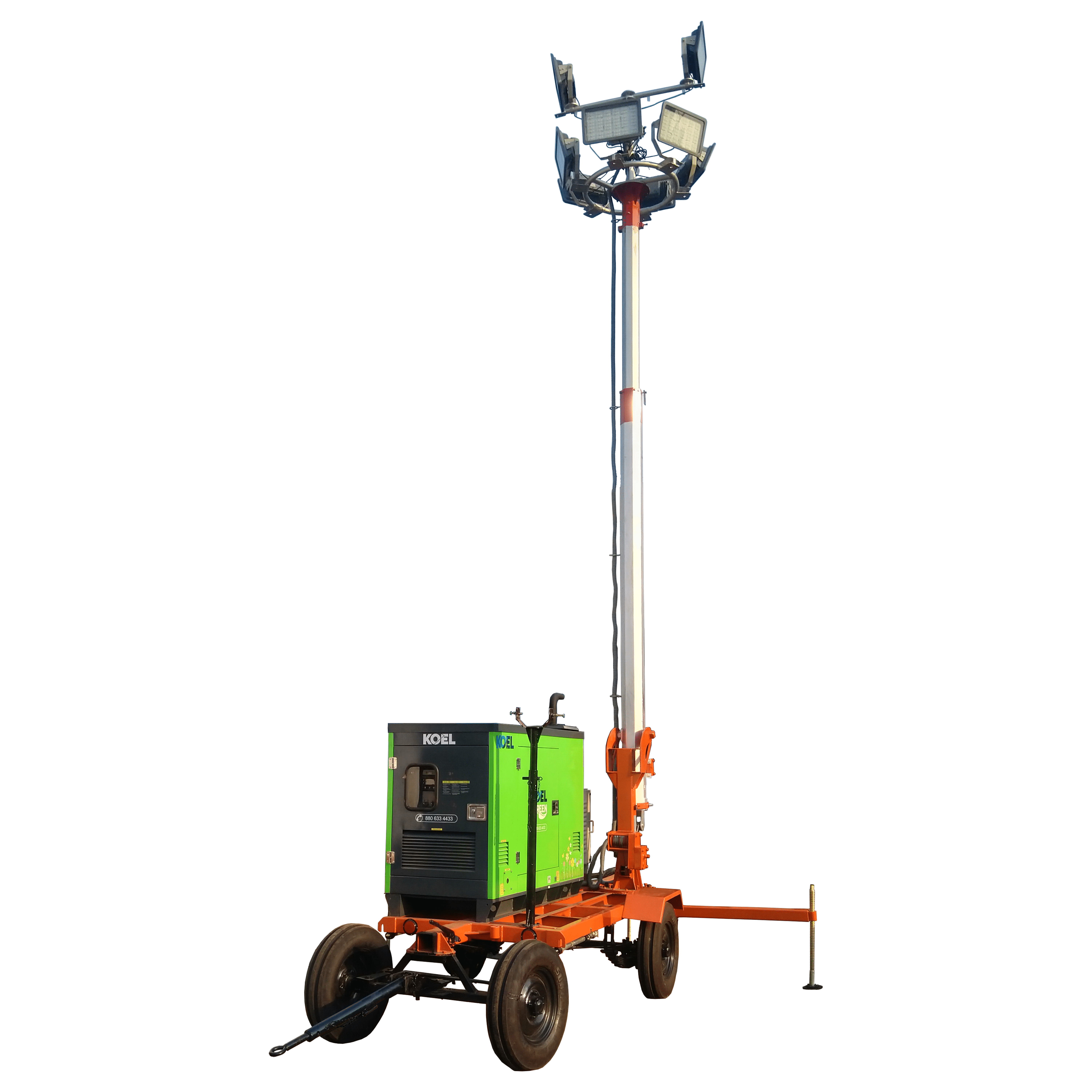 9 Meter Mobile Lighting Tower Manufacturer India