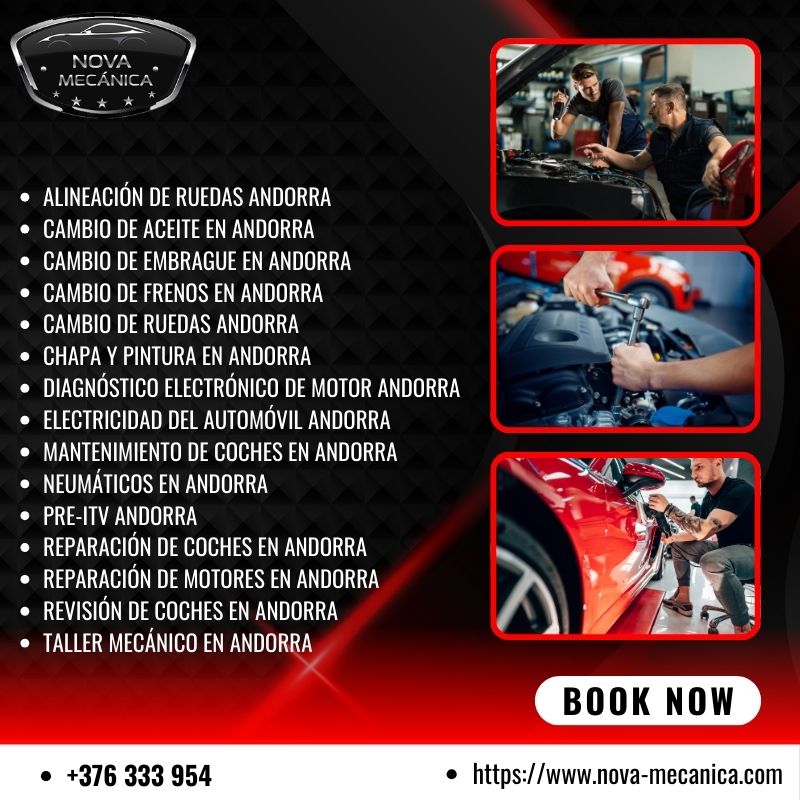 Reparación de chapa y pintura en Andorra de alta calidad