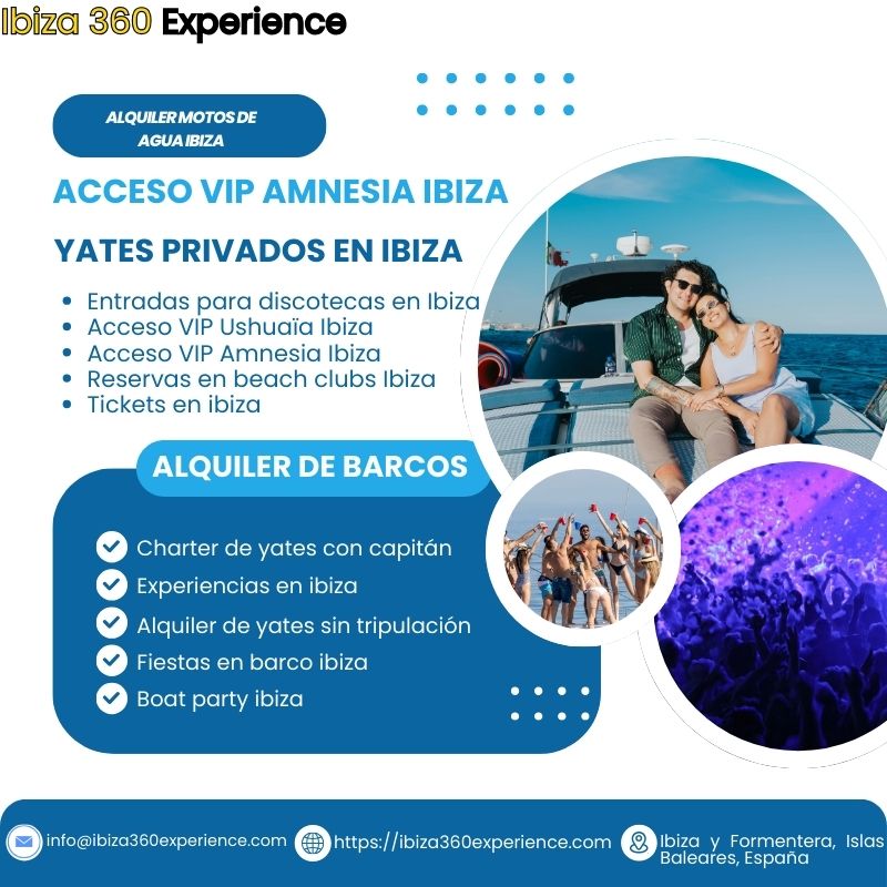 Alquiler de Yates de Lujo en Ibiza con Ibiza 360 Experience