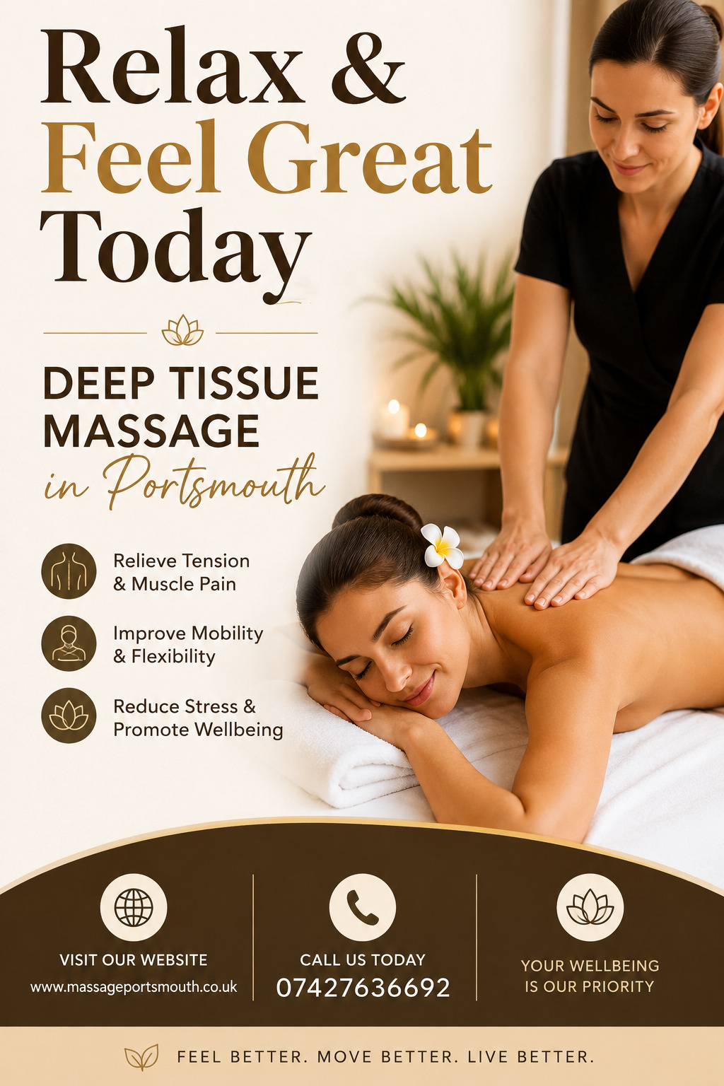 Relax &amp; Feel Great Today – Deep Tissue Massage in Portsmouth