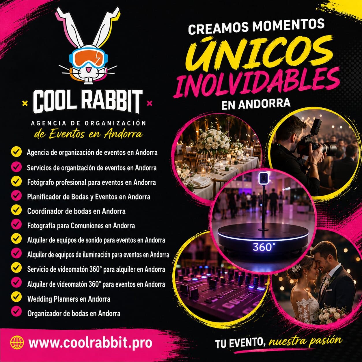 La mejor elección de Fotógrafo profesional para eventos en Andorra