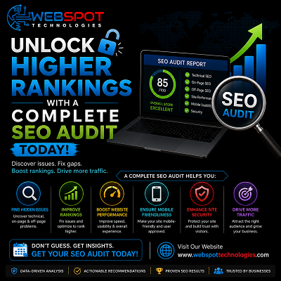 Unlock Higher Rankings with a Complete SEO Audit Today