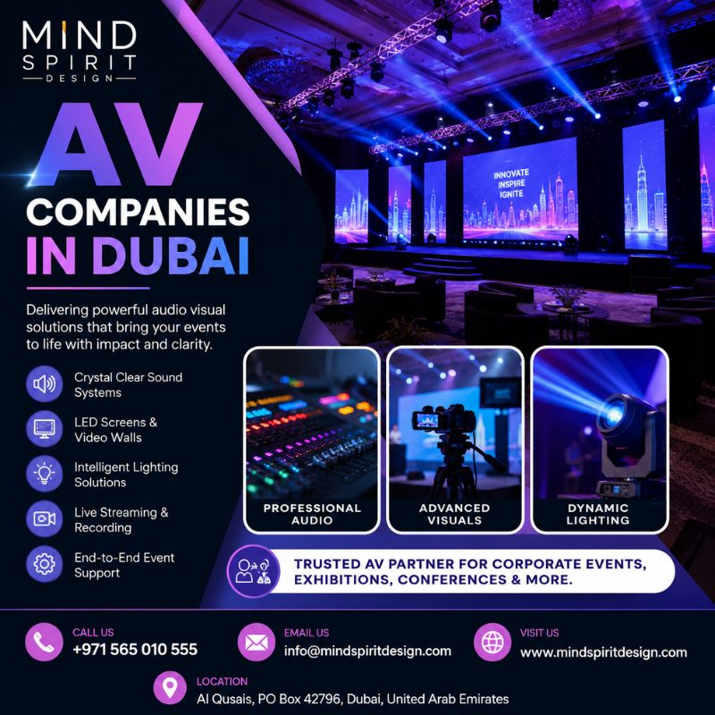 Professional AV Companies in Dubai for Premium Event Solutions