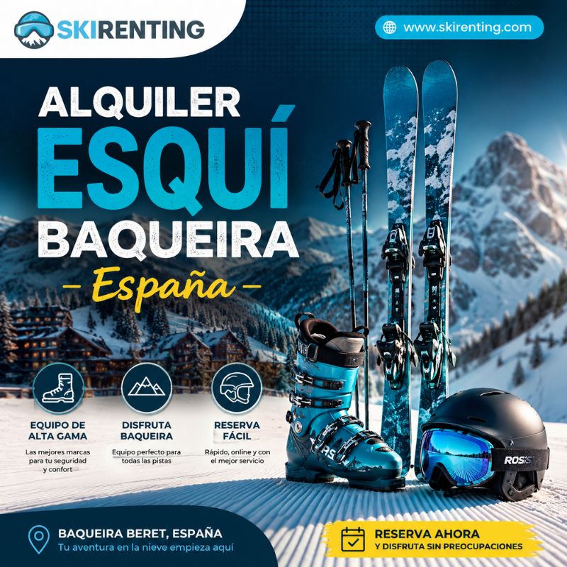 Ski Renting: tu opción ideal para alquiler esqui baqueira España