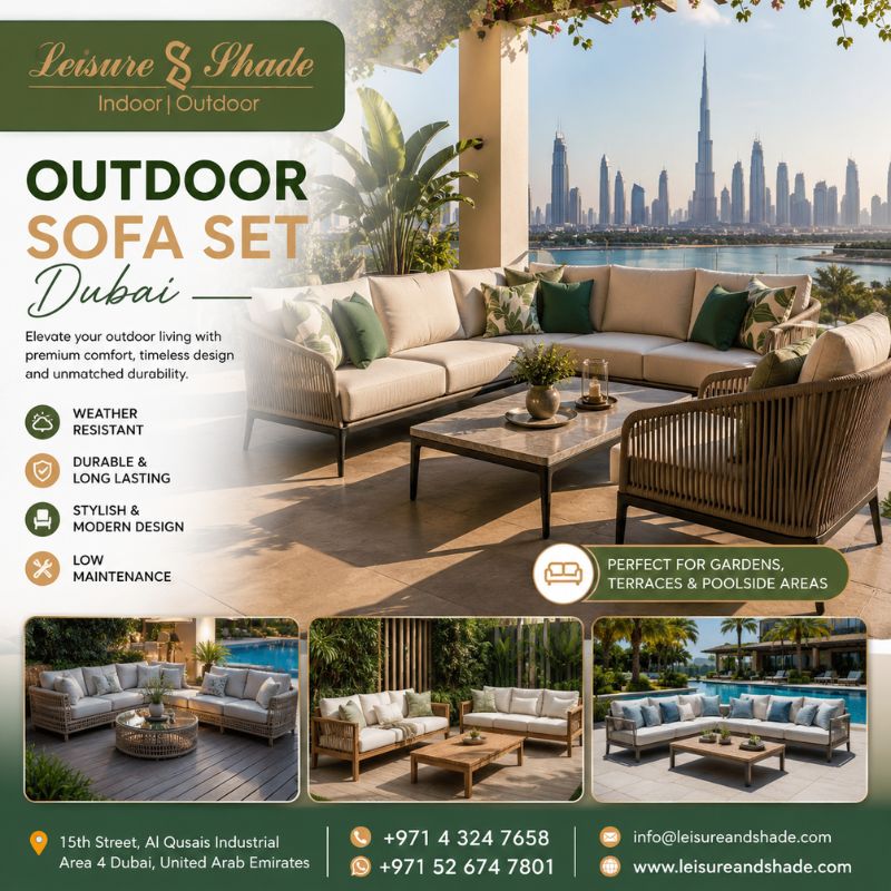 Best Outdoor Sofa Set Dubai for Contemporary Outdoor Living