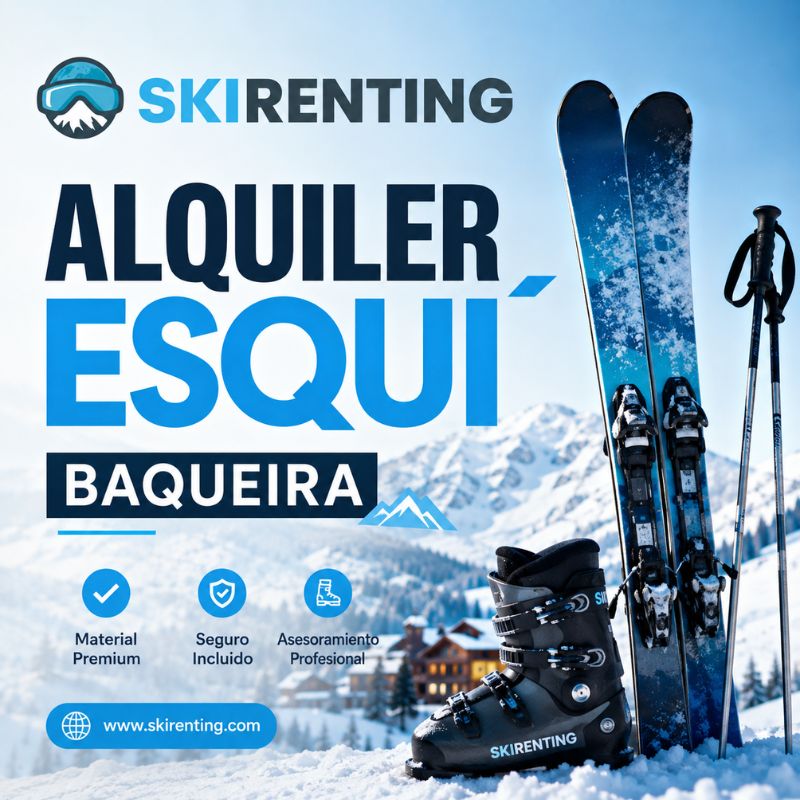 Alquiler esquí Baqueira con Reserva Online Rápida | Ski Renting