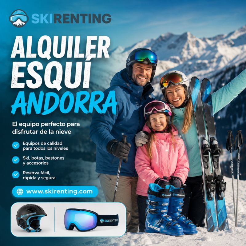 Alquiler Esqui Andorra con Equipos Adaptados a Todos los Niveles