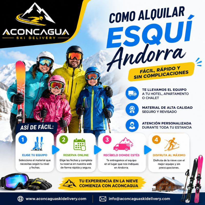 Como Alquilar Esquí Andorra de Forma Rápida y Cómoda