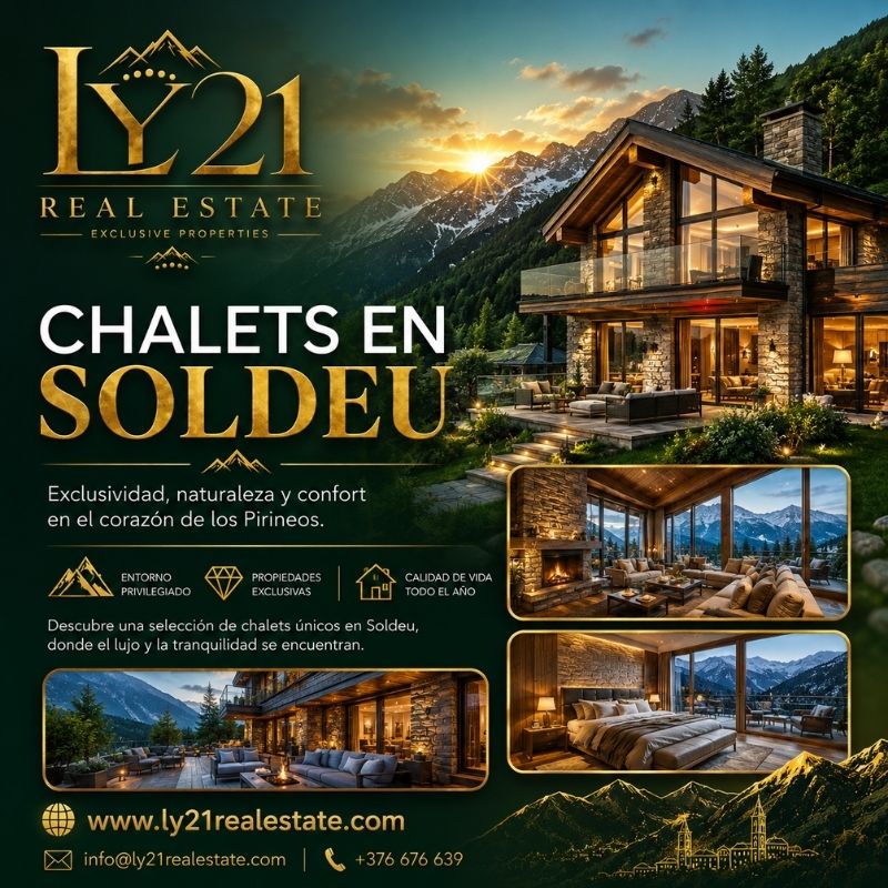 Invierte en Chalets en Soldeu con LY21 Real Estate