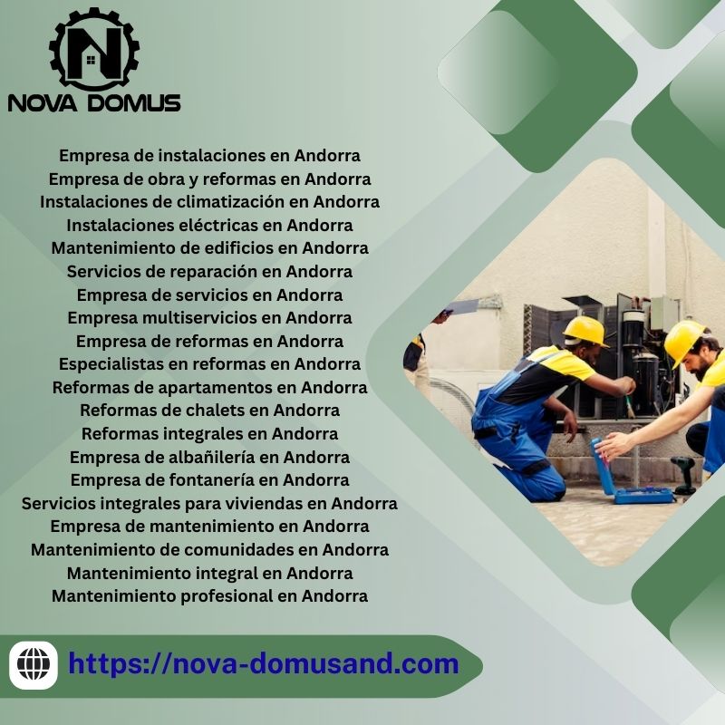 Empresa de fontanería en Andorra para instalaciones, reparaciones y mantenimiento