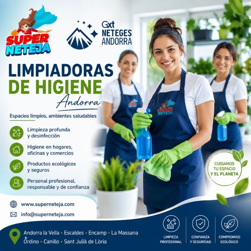 Limpiadoras de Higiene Andorra de Confianza