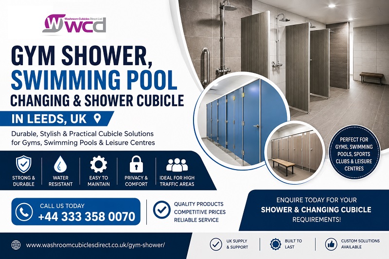 Reliable Shower &amp; Changing Cubicles for Gyms and Swimming Pools